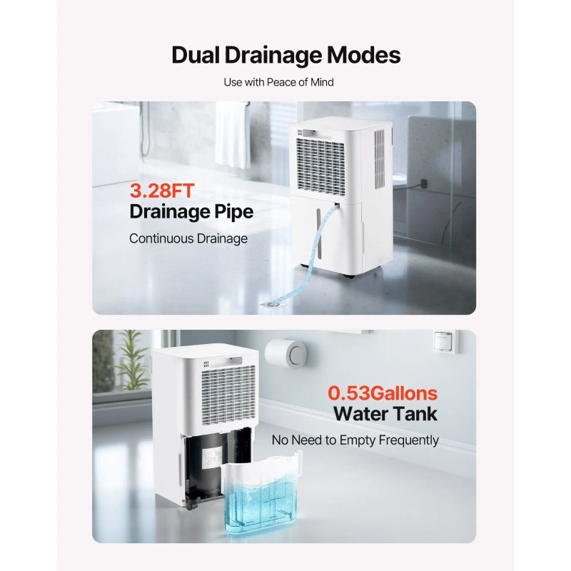 35 Pints Smart Dehumidifier for Home Basement with Low Noise