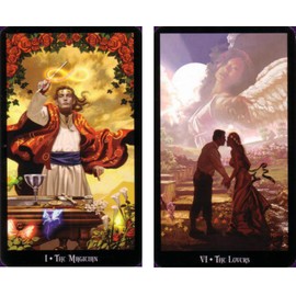 Tarot Cards, 78 Cards, Rider Edition, Tarot Divination, Witch Tarot, Japanese Instruction Manual Included (English Language Not Guaranteed)