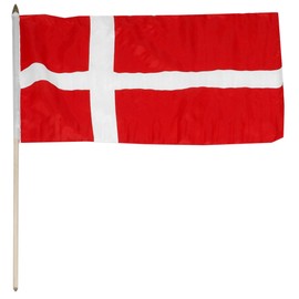 US Flag Store Denmark Flag, 12 by 18-Inch