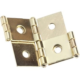 Hinge Outlet Double Acting Folding Screen Hinges - .048 Gauge for 3/4" Panels - Brass Finish - Sold Individually