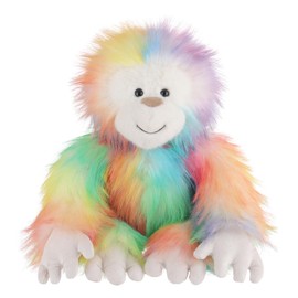 Apricot Lamb Orangutan Plush Stuffed Animals for Kids, Soft Cute Plush Toys for Baby Girl and Boy, Fluffy Orangutan Colorful 9.1 Inches