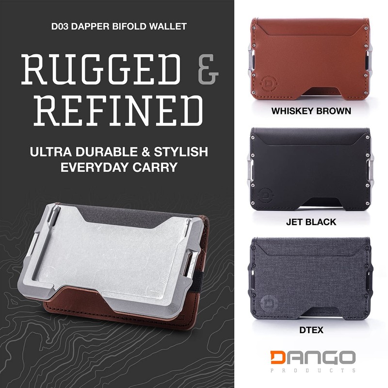 Dango D03 Dapper Bifold EDC Wallet - Made in USA