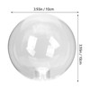 HOMSFOU Clear Glass Globe - 100mm Ball Lamp Shade Replacement