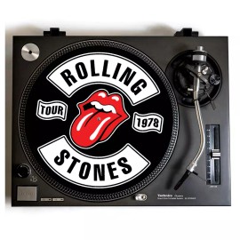 Universal Rolling Stones Turntable Slipmat for Vinyl Records Fits 12" DJ Slip Mat Platter