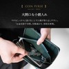 Dom Teporna Men's Wallet, No Bulge, Long Wallet, YKK Zipper,