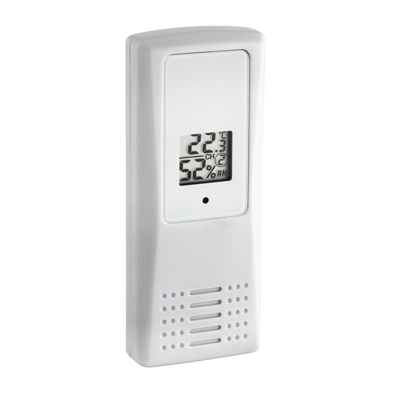 TFA-Dostmann radio-thermo-hygrometer, climate monitor TFA 30.3054, room climate control.