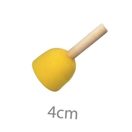 Operitacx 1 Satz Malpinsel Kinderpinsel Malstifte Maltisch Für Malerkittel Kind Diamentpaiting Aufsteckbürsten Schwamm Malpinsel Graffiti Hölzern 20st