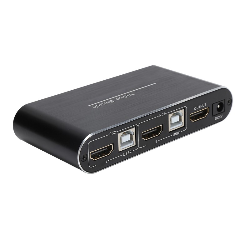 KVM Switch Plug and Play Support 4K Audio Video Converter