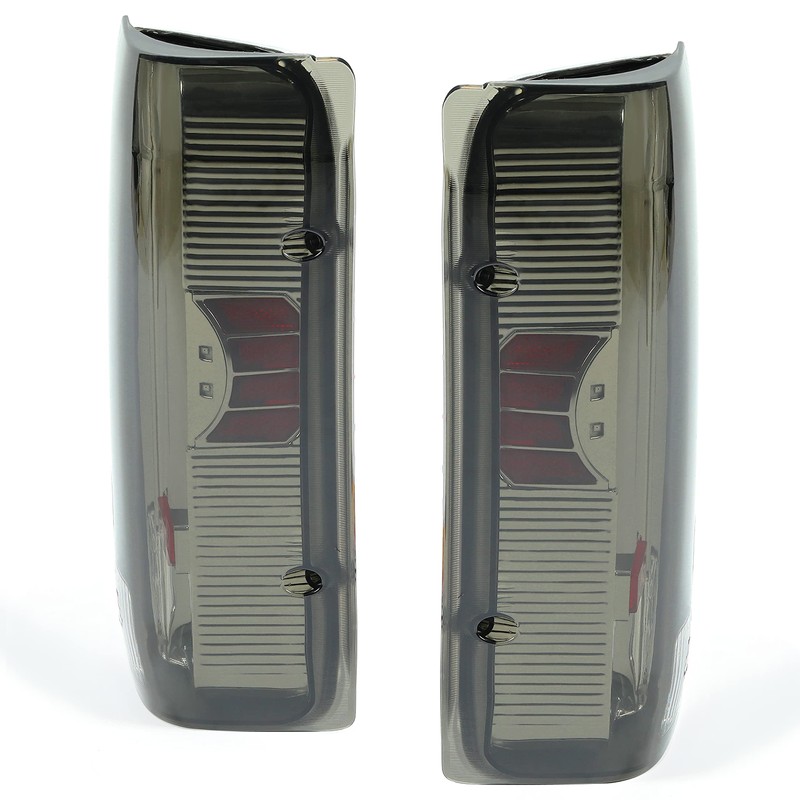 KUAFU Pair Tail Light Assembly Compatible with 1990-1997 Ford F150
