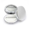 DIY Mesh Powder Dispensing Container - Mini Empty Compact Case with Mesh Net Empty Case Silver 2ea