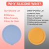 Kiicii Silicone Lids Only for Pyrex Sculpted Glass Mixing Bowls