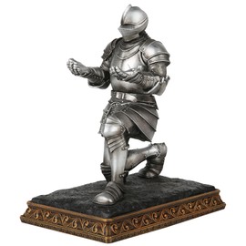 Grace4Joy Knight Pen Holder - 7 Inch Cool Office Desk Accessories, Hand Painted Funny Medieval Office Gifts for Men