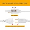 HRGXYUN Dimmer for LED Rope Light,Wireless Dimmer Remote and Controller