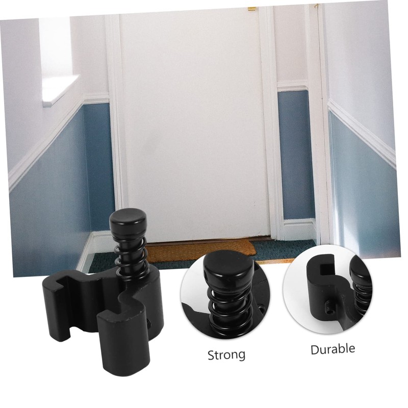 Gadpiparty 1Pc Black Barn Door Stopper Durable Sliding Door Floor