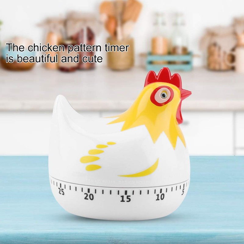 Chicken Pattern Timer, Chicken Pattern Countdown Kitchen Timer Reminder for