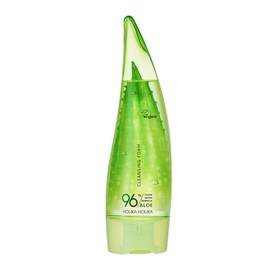 HOLIKAHOLIKA Aloe Clean Quarter Formula 96% Cleansing Foam, Holika Holika, Vegan, Face Cleansing, Aloe, Ultra Fine Foam, Plant-derived Surfactant (2.1 fl oz (55 ml)