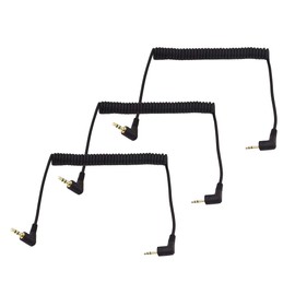 HAMILO Audio Conversion Cord Cable 2.5mm 3.5mm Plug Set of 3
