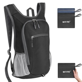 Qcute 15L Hiking Backpack Lightweight Packable Hiking Daypack Small Foldable Shoulder Bag Travel Day Pack Outdoor Gear