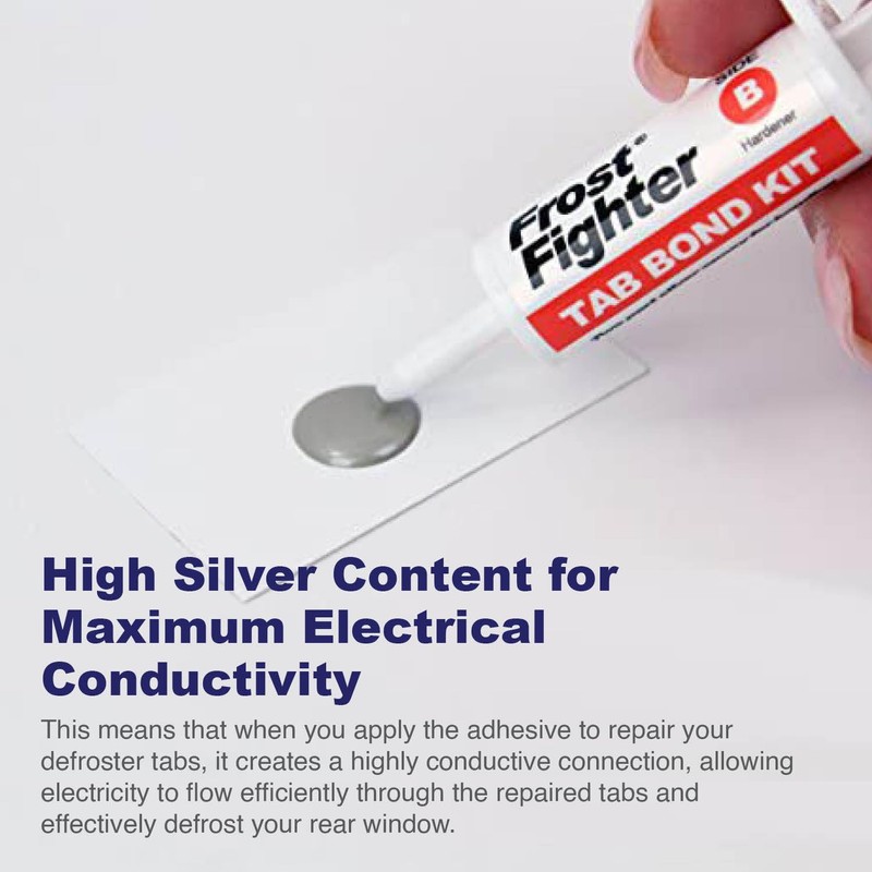 Frost Fighter Rear Window Defroster/Defogger Tab Bonding Repair Kit 2000