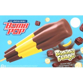 Blue Bunny The Original Bomp Pop Banana Fudge Ice Cream Truck Sticker Decal 8"x5" BB