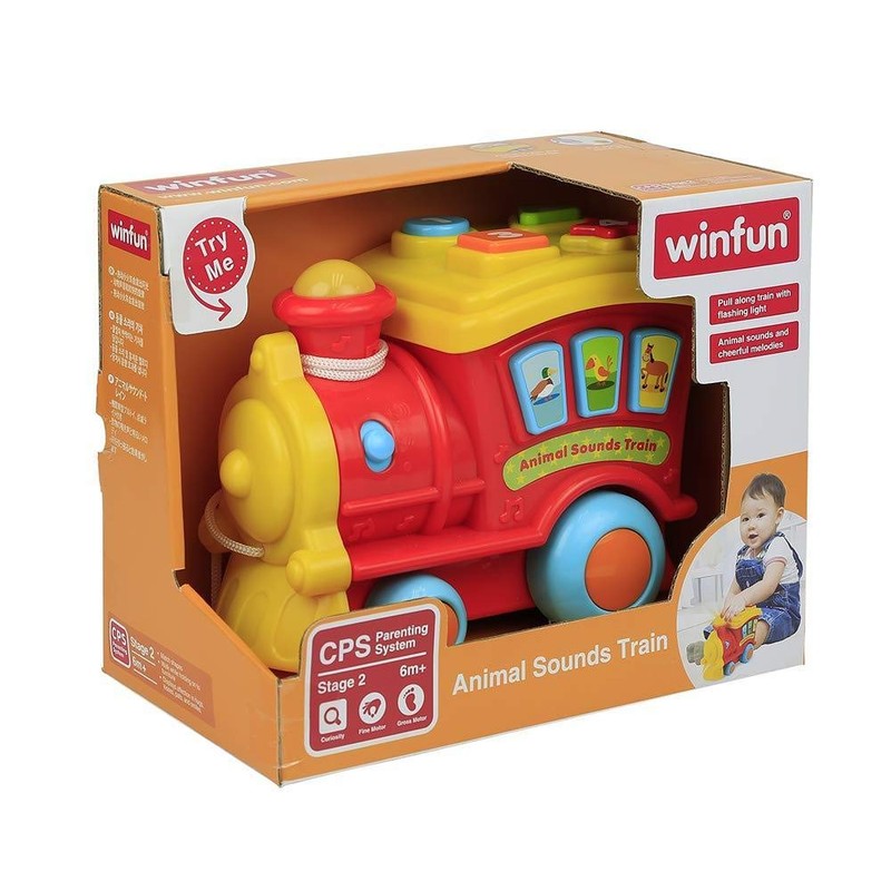Winfun Animal Sounds Train | Musical Pull Along Train With