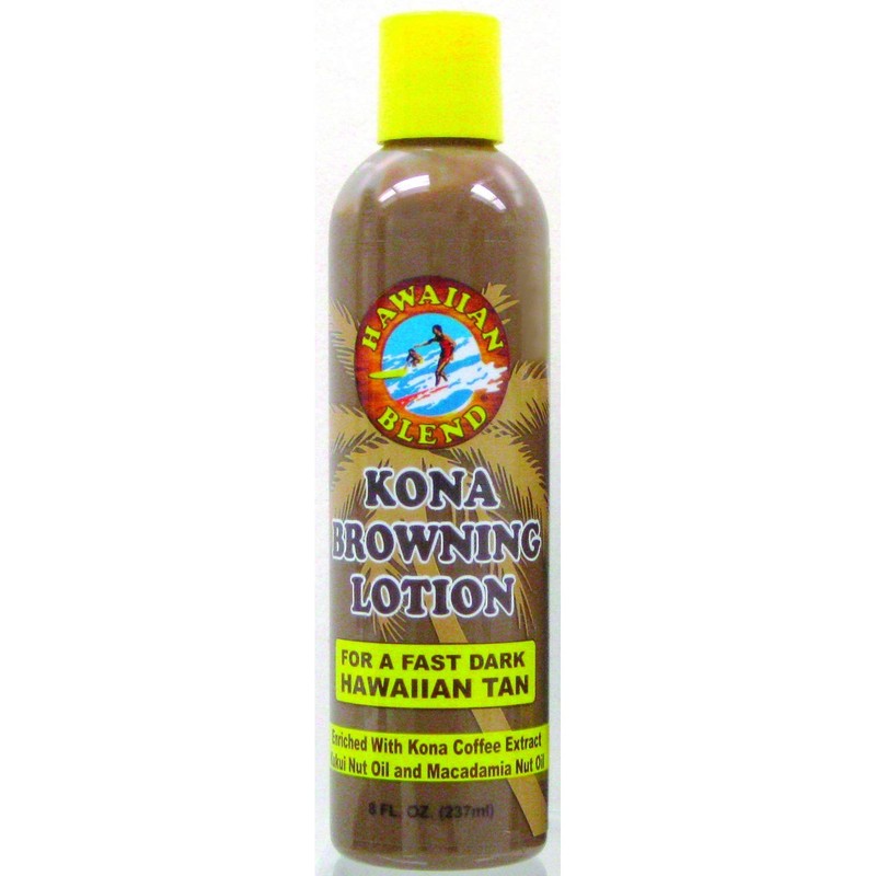 Hawaiian Blend Kona Browning Lotion 8 oz. by Hawaiian Blend