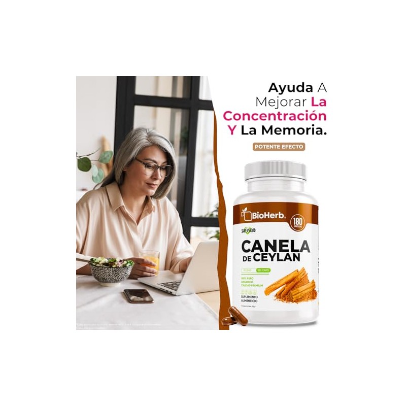 BioHerb® | Canela de Ceylán 100% Pura (Certificada de Origen)