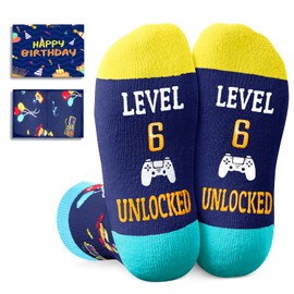6th Years Old Birthday Gifts for Boys - Socks for Boys Girls Age 6, Six Year Old Gifts for Kids, Presents for 6 Year Olds, 6 Year Old Gift Ideas