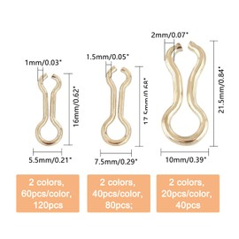 SUPERFINDINGS 240pcs Fishing Wire Eyes Sinker Fishing Loops Eyes Swivels Screw Leads Moulds Loops Accessory Stainless Steel for Fishing Tool