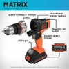 BLACKDECKER MATRIX 20V MAX Kit de herramientas eléctricas, incluye taladro