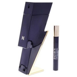 Carolina Herrera Bad Boy 2-Piece Travel Set, (3.4 Oz Eau De Toilette Spray + 0.34 Oz Eau De Toilette Spray)