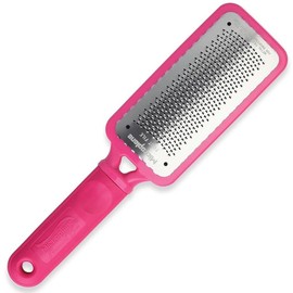 MiCROP Croplane Colossal Foot File Scraper - Original Stainless Steel Foot Rasp Dead Skin Callus Remover for Feet Gentle Scrubber Salon Quality Care, Pink / MiCROP 크롭lane Colossal 풋 파일 스크레이퍼 - 오리지널 스테인리스 스틸 발 래스프 발용 죽은 피부굳은살 제거제 부드러운 스크러버 살롱 품질의 관리를 위, 핑크