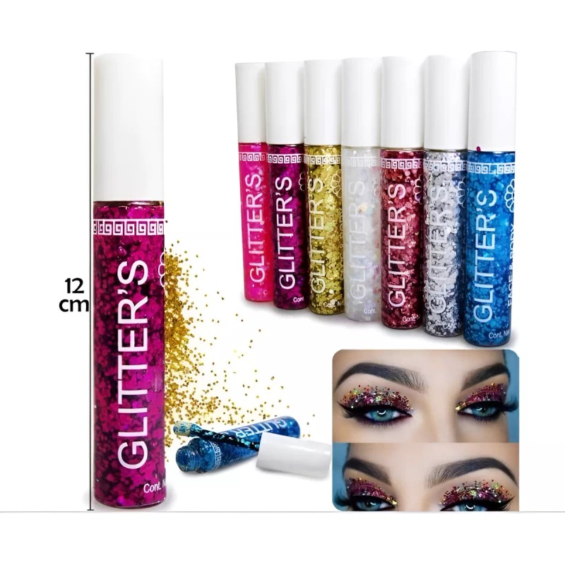 Natural Girl Hojuelas Brillos Diamantina Para Ojos Y Cuerpo Colores