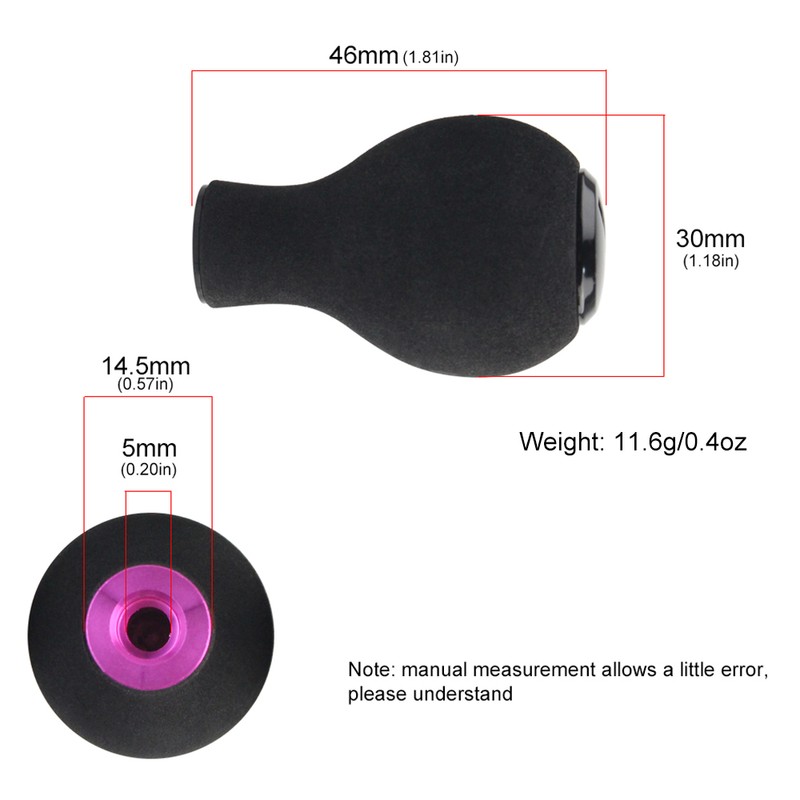 Fishing Reel Handle Knob EVA Baitcasting Reel Handle Knob Trolling
