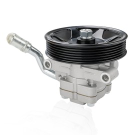 WMPHE Power Steering Pump with Pulley Compatible with Ford Escape 3.0L V6 2004 2005 2006 2007, Compatible with Mazda Tribute & Mercury Mariner 3.0L V6 2005 2006, Replacement for 5L8Z3A696BA, 21-5370