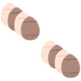 Beavorty 8 pcs Mini Powder Puff for Makeup Dual Sided Finger Applicator Soft Gentle Texture for All Skin Types for Daily Professional Use Portable Makeup Supplies