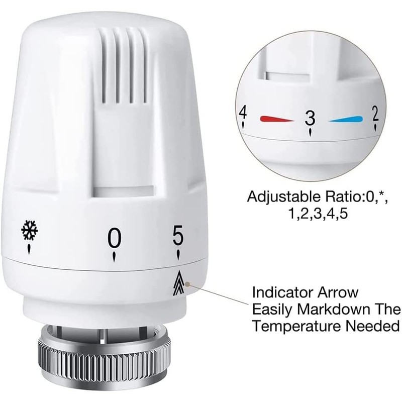 Youery Thermostatic Radiator Valve Heating System Pneumatic Temperature Control Valves
