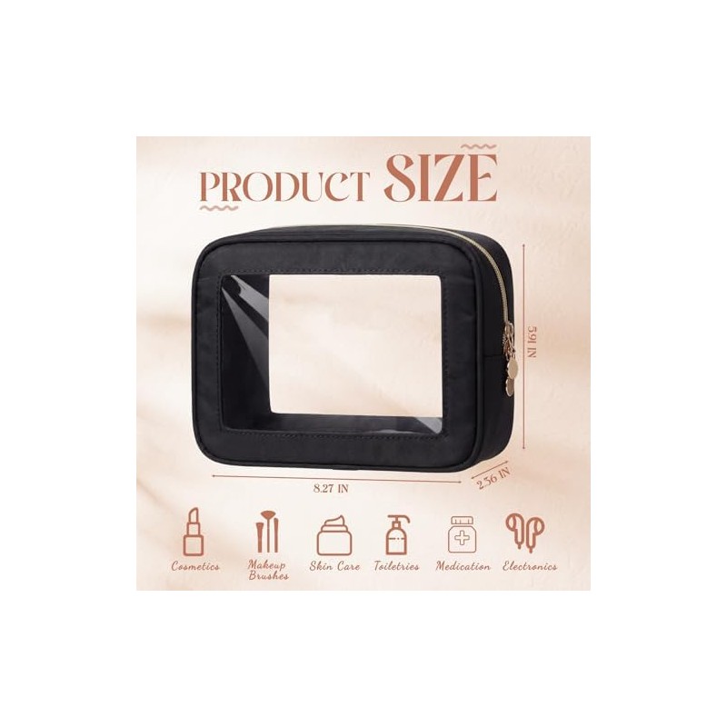 Cosmetic Bag Organizer Travel, Compact Lightweight Accessory for Travel and