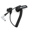 ZBLZGP D-Tap to Right Angle 4 Pin Male Coiled Cable