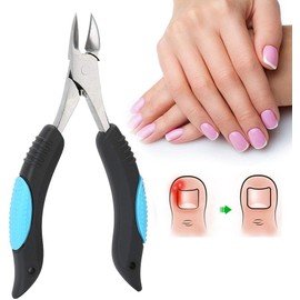 Alicates para uñas gruesas y encarnadas, cortador de cutículas profesional con punta dura para pies. Herramienta podológica para eliminar piel muerta, ideal Día del Niño o