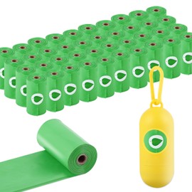 Poop Bags for Dogs with Dispenser, Dog Poop Bags Rolls Cats Litter Bags for Outdoor Puppy Walking and Travel, Leak Proof and Tear Resistant, Thick Plastic-Lavender Scented, 300 Count