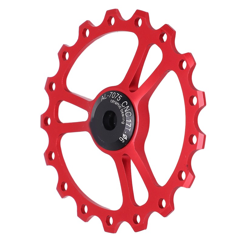 MEIJUN 17T Ceramic Rear Derailleur Guide Wheel Aluminum Alloy Rear