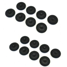 Vital All-Terrain 16 Rubber Floor Pan Drain Plugs for Jeep CJ5 CJ7 CJ8 Scrambler Wrangler YJ Cherokee XJ