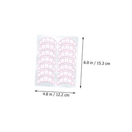 FRCOLOR 30 Sheets Eyelash Extension Stickers Grafted Eyelashes Positioning Pads for Professional DIY Use Accurate Isolation Easy Application Total