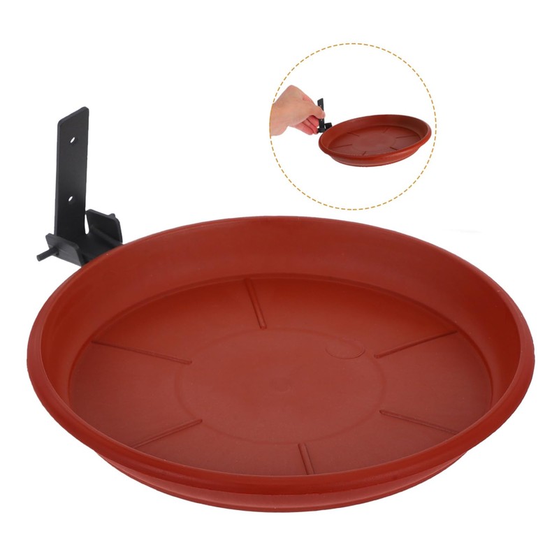 CORHAD Birdbath Bird Feeder Combo Heavy Duty Outdoor Hanging Bird