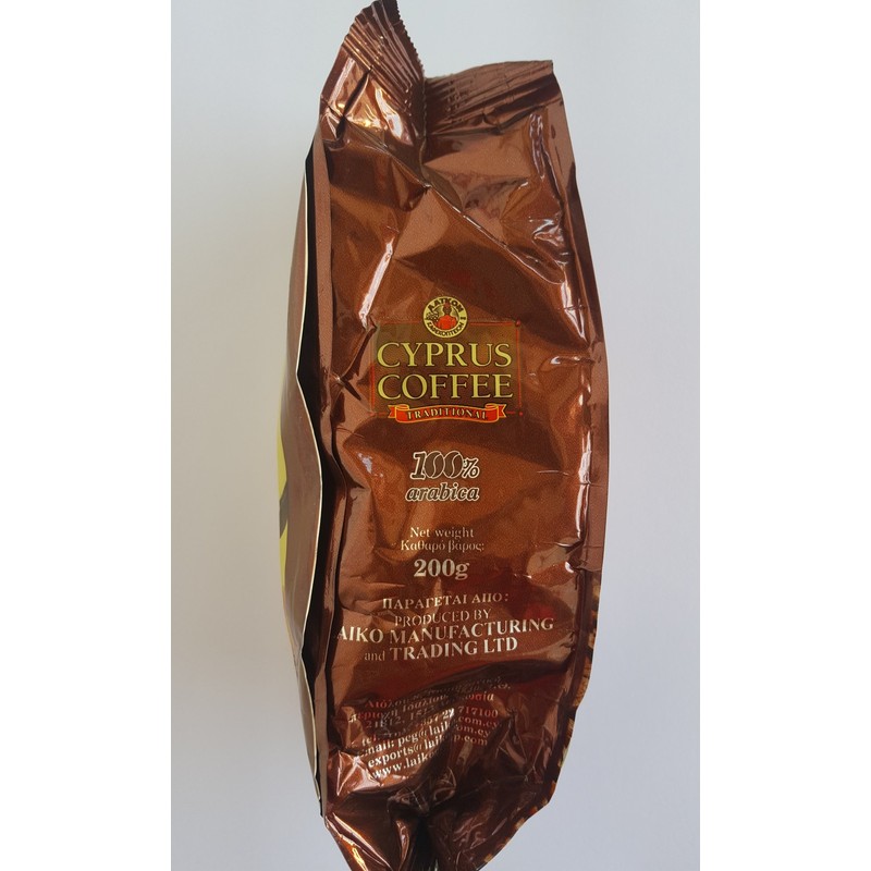 Laikou 100% Arabica Traditional Cyprus Greece Ground Coffee - 1