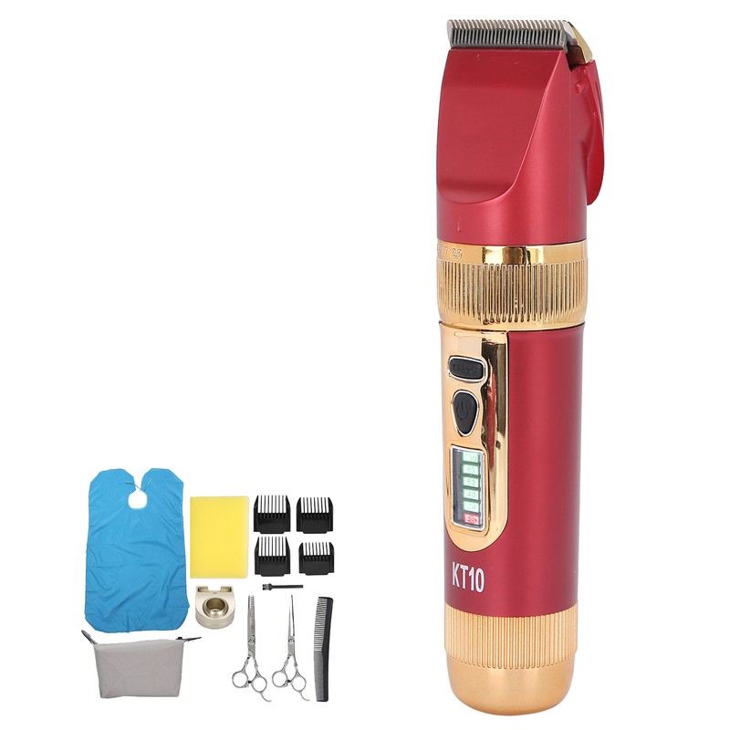 Hair Clipper Kit Rechargeable Men Hair Trimmer Barber Cutter for