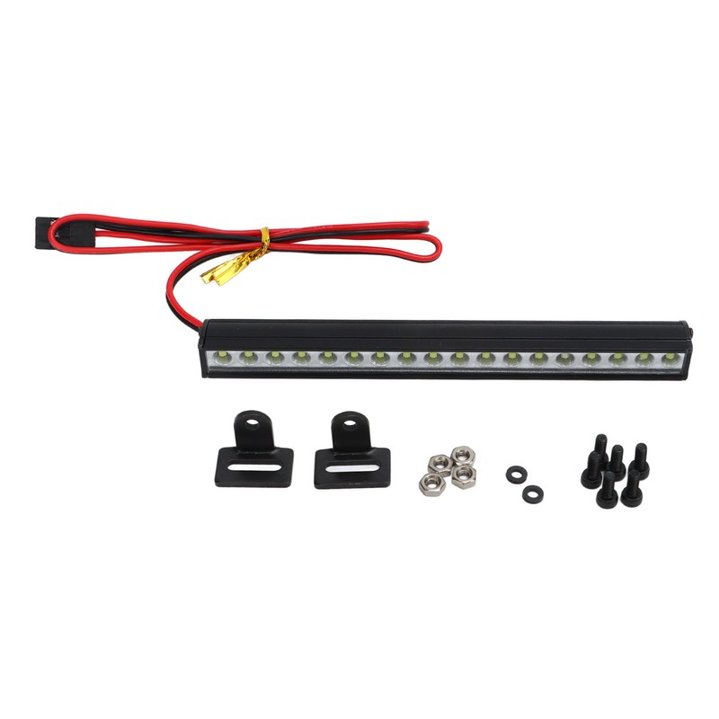 RC Car Roof Lamp 18 LEDs White Light Universal Aluminium