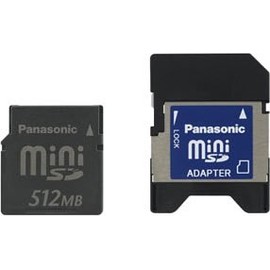 Panasonic RP-SS512BJ1K Mini SD Memory Card 512MB