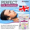 Heather Safe Soft Bullet Earplugs - 100 Pairs - Ultra